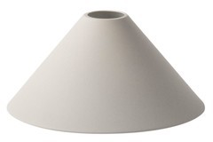 Ferm Living - Abat-jour Cone Shade, gris clair