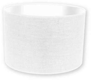 Abat-jour en lin blanc ou beige naturel - 3 dimens