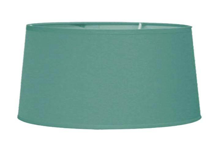 Abat-jour en tissu jade (D.35xH.19cm)