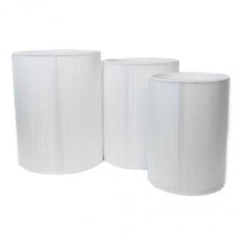 Abat-jour blanc et grand pour Lampes - Geneix 20cm Abat-jour blanc et grand pour