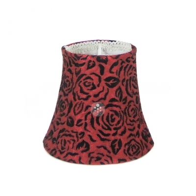 Abat-jour rouge design Chantal - EN SOLDES !