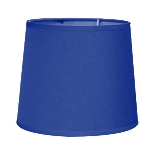 Abat-jour en tissu bleu indigo (D.18xH.15cm)