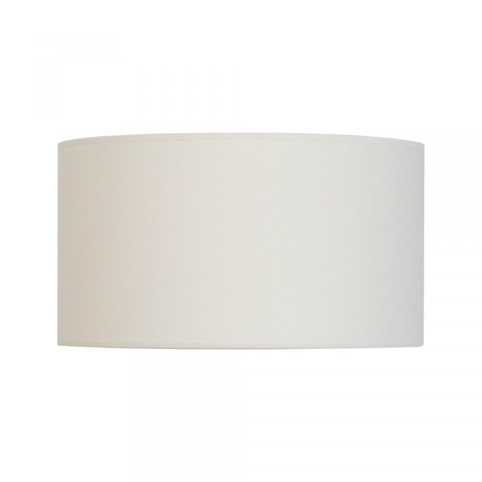 Colorama Abat-jour cylindrique en tissu blanc D30c