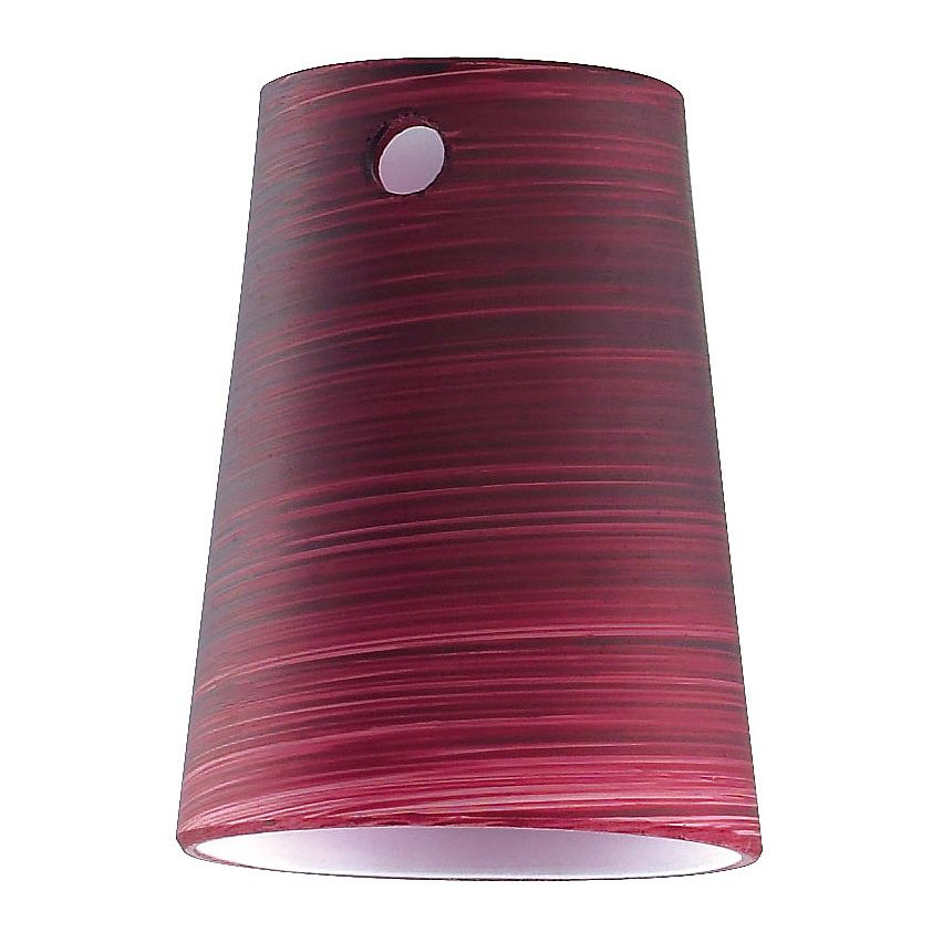 Abat-jour M6 - Cône - Verre - Couleur mûre délavé