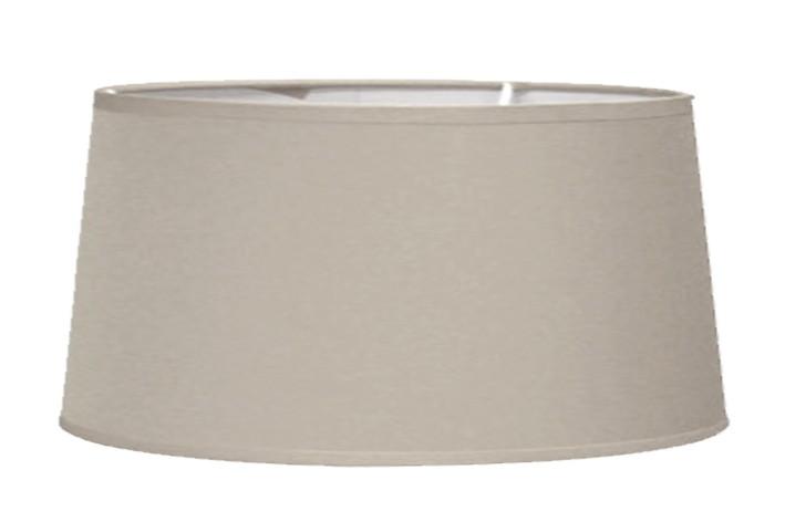 Abat-jour en tissu naturel (D.35xH.19cm)