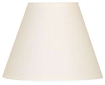Abat jour forme empire en coton toiline Sweet Blanc Abat jour forme empire en
