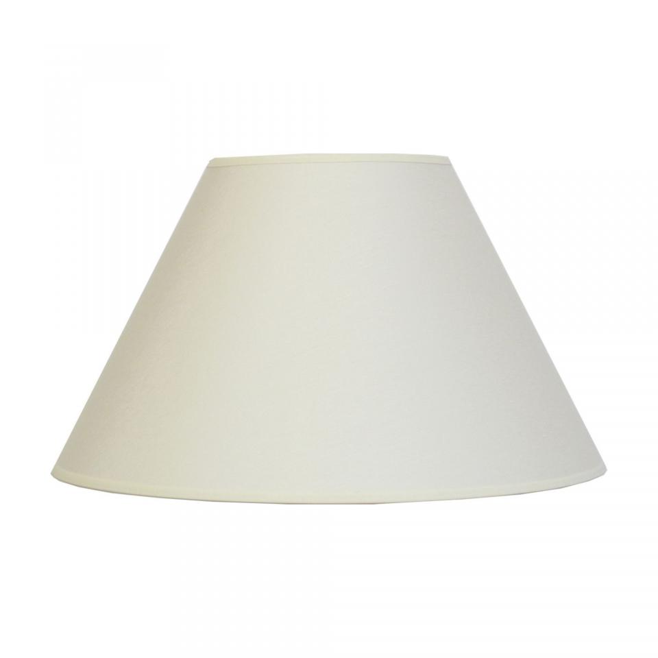 Suspension non-électrifiée conique en tissu blanc