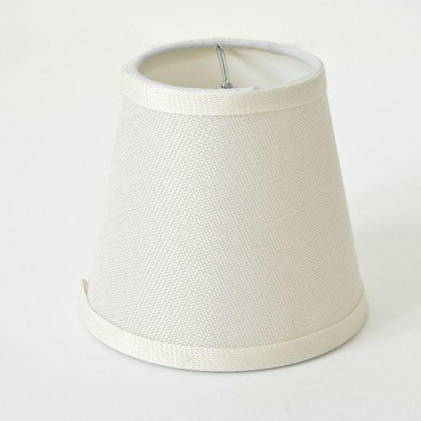 Abat-jour design lin crème - Clem - EN SOLDES !