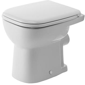 Duravit D-Code - Cuvette sur pied avec bride de ri