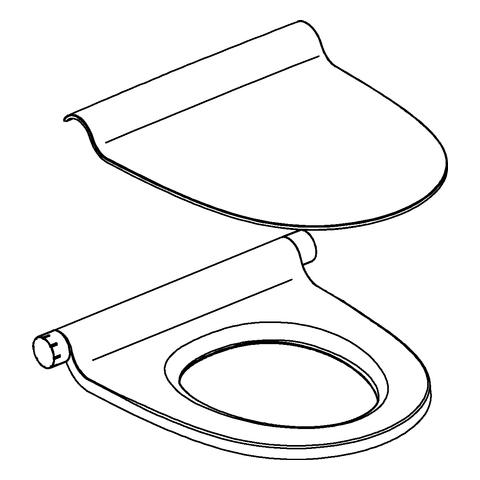 Grohe Sensia IGS - WC-Sitz und -Deckel 14913 für Dusch-WC Grohe Sensia IGS - WC-Sitz