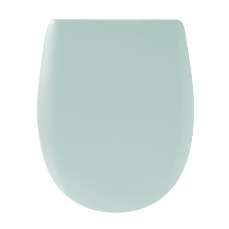 Abattant WC bleu vert d eau mat Aqua déclipsable en Abattant WC bleu vert d eau