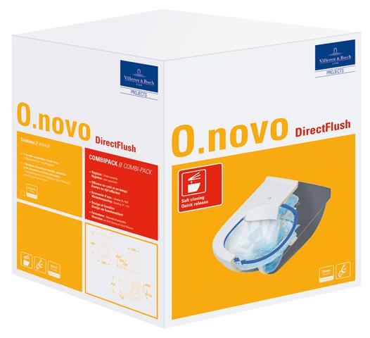 Villeroy & Boch O.novo - Combi-Pack WC 560 x 360 m