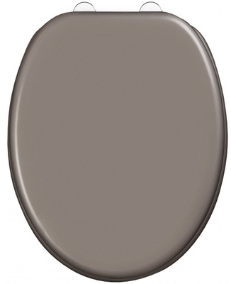 Abattant wc uni en mdf Taupe Taupe PLANETE BAIN - Spécialiste Abattant wc uni en mdf Taupe