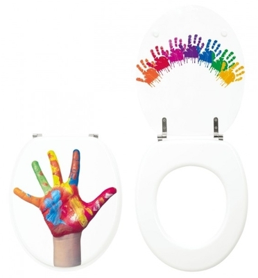 Abattant wc Kid colors Multicolore PLANETE BAIN - Spécialiste Abattant wc Kid colors Multicolore