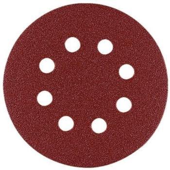 Disque velcro diamètre 125 mm 8 trous grain 40 Disque velcro diamètre 125