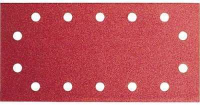 Jeu de 10 feuilles abrasives 115 x 280 mm grain 80 Jeu de 10 feuilles abrasives
