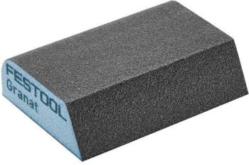 ponge de ponçage Granat 69x98x26 mm grain 120 côté ponge de ponçage Granat 69x98x26