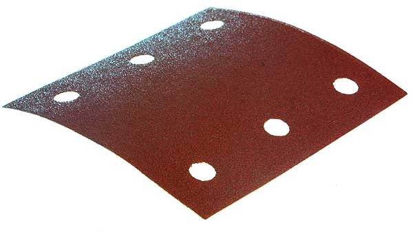 Feuille abrasive 114x102 mm paquet de 10 grain 80 Feuille abrasive 114x102 mm
