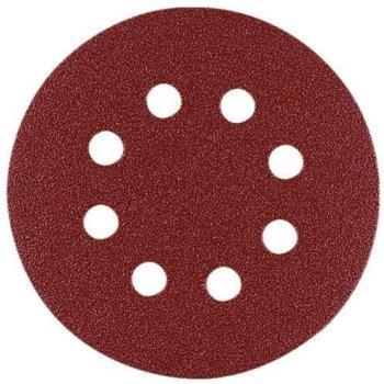 Disque velcro diamètre 125 mm 8 trous grain 240 Disque velcro diamètre 125