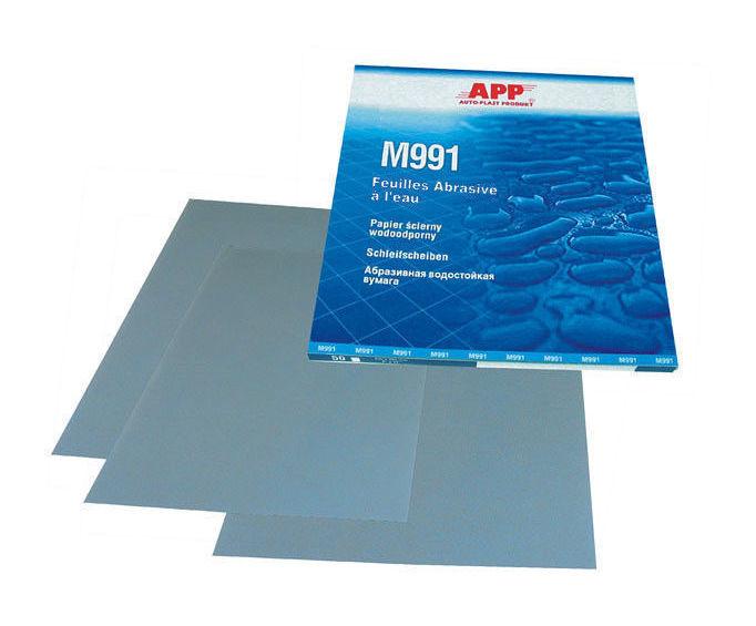 8 feuilles abrasives à leau grain 3000 format 230