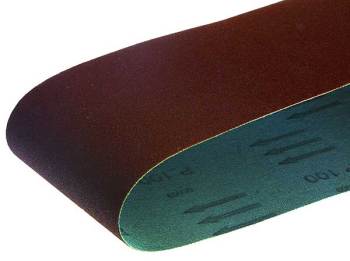 Bande abrasive 100x610mm lot de 5 pièces grain 80 Bande abrasive 100x610mm lot