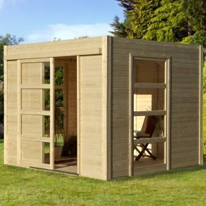 Abri de jardin moderne bois COSY - 6.55 m2
