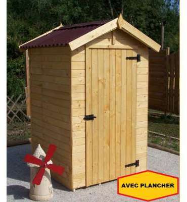 Abri de jardin en bois 1,36 m2