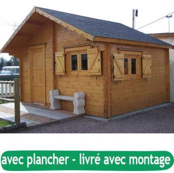 Abri de jardin MAGNY avec plancher / livré et mont