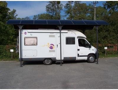 Carport camping car en aluminium 3 60x7 60m Carport camping car en aluminium