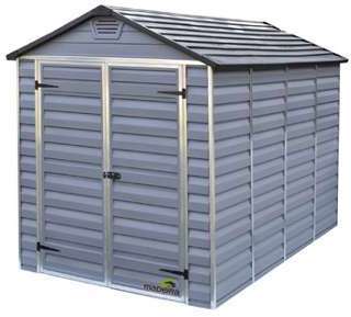 Abri de jardin 5m en polycarbonate structure Alu hauteur Abri de jardin 5m en polycarbonate