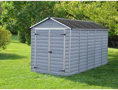 Abri de jardin polycarbonate Skylight - 7 m - Gris Abri de jardin polycarbonate