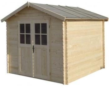 Abri de jardin en bois massif 9m PLUS - madriers 28mm Abri de jardin en bois massif