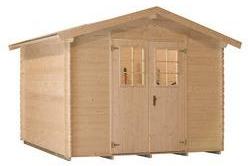 Abri de jardin en bois brut - Leman 141 - 4 68 m - Abri de jardin en bois brut