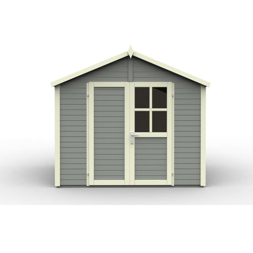Abri de jardin en bois massif 5.82m² - 19mm Sonder
