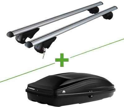 Pack barres et coffre de toit MBO Fury XL + Wabb S