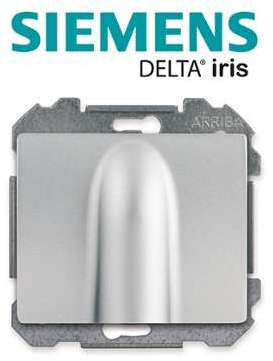 Siemens - Sortie de câble Alu Silver Delta IRIS