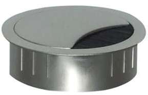 Passe-cable pour plateau de table 80mm acier inoxydable Passe-cable pour plateau de