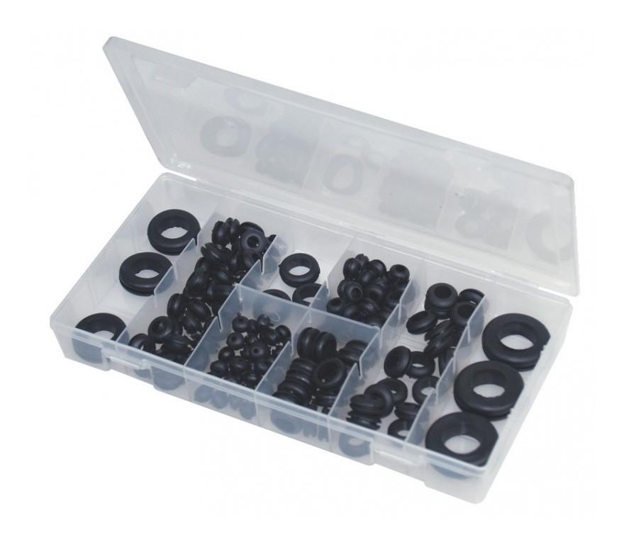 Coffret 180 passe-câble souples 6,30 à 25,4 mm - A