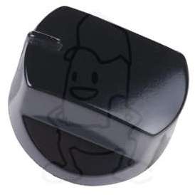 Bouton (bouton de gaz,noir) cuisinière C00260580,