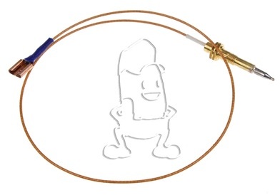 Smeg thermocouple triple flamme -- 450mm Cuisinère
