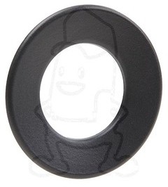 Bague pour brûleur pour table de cuisson (noir, ov