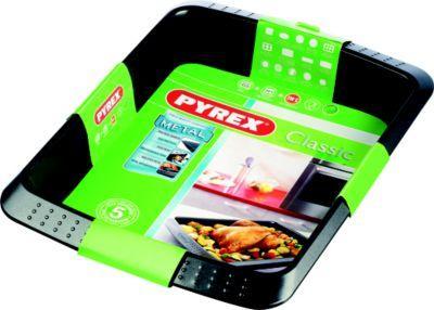 Plat à four Pyrex rect. Métal 26 x 19cm Pyrex Clas
