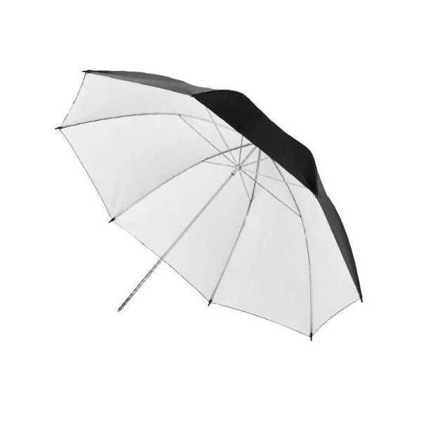 Bowens Parapluie argent / blanc 90 cm - BW-4036