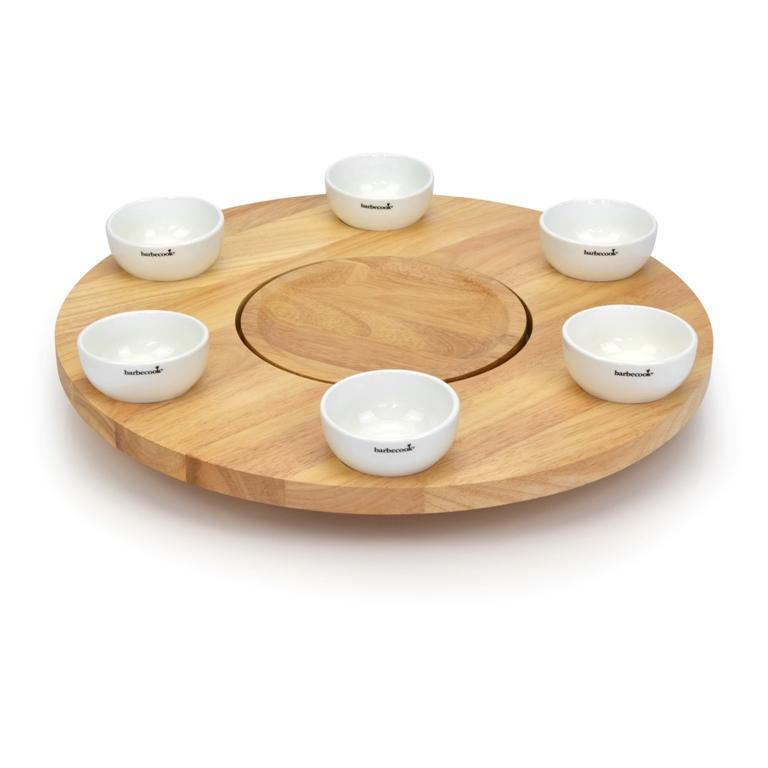 Plateau tournant avec 6 bols