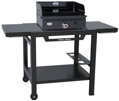 FORGE ADOUR - chariot pour plancha 119x73x58cm - t