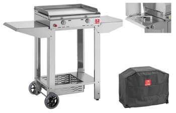 PLANCHA CHEF 55 XL HOUSSE CHARIOT OUVERT FEU PLANCHA CHEF 55 XL HOUSSE
