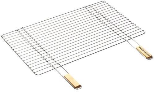 Grille barbecue 2 poignées - 67x40 cm