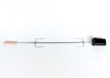 Kit tournebroche pour barbecue Bayamo longueur 77 8cm Kit tournebroche pour barbecue