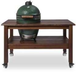 Table pour Barbecue XLarge Acajou Royal Big Green Egg Table pour Barbecue XLarge