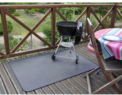 Tapis de protection de sol anti-feu pour barbecue